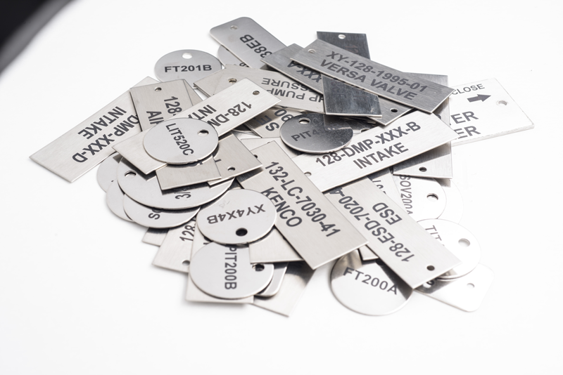 Stainless Steel Instrument And Valve Tags Laser Etched Web