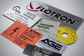 aluminium tags and plates signs